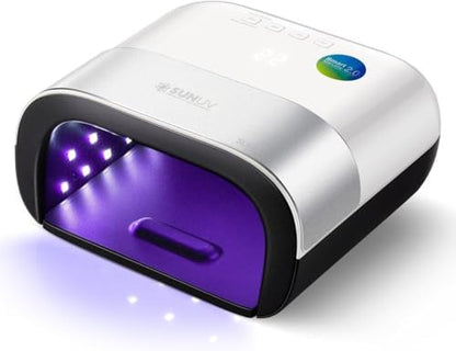 SUNUV SUN3 nail lamp with LCD display and timer buttons