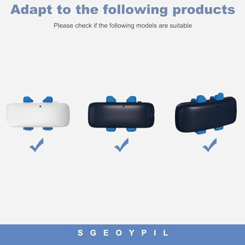 Durable blue rubber mount for pet GPS tracker accessories