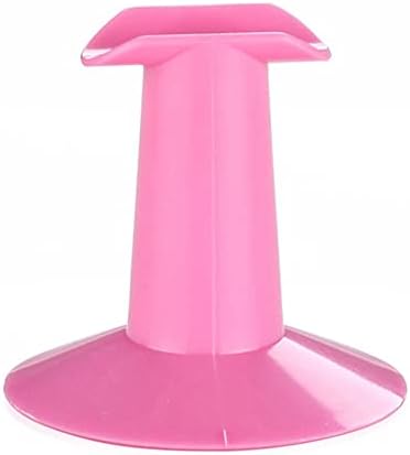 Two plastic nail holders for gel and acrylic applications