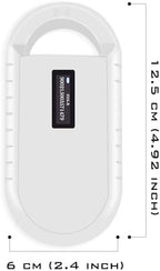 Smoostart microchip scanner shown in use during animal identification