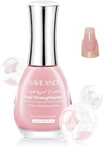Saviland nail treatment bottle showing 15ml capacity