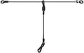Dog Seatbelt, Car Harness with Coated Wire Rope, Happy Ride Dog Zipline, Safety Restraint No-Chew Tether Cable (Stainless Steel, 5 FT) - Image 1