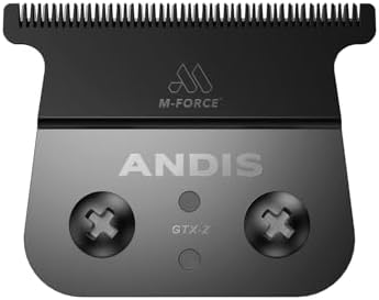 Andis replacement blade showing black corrosion-resistant coating