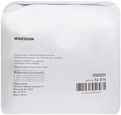 McKesson conforming stretch gauze bandages 24 count back label showing product details