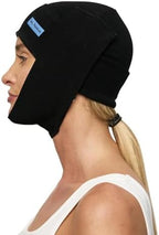 Surgeon designed chin strap for neck liposuction and jaw surgery support.