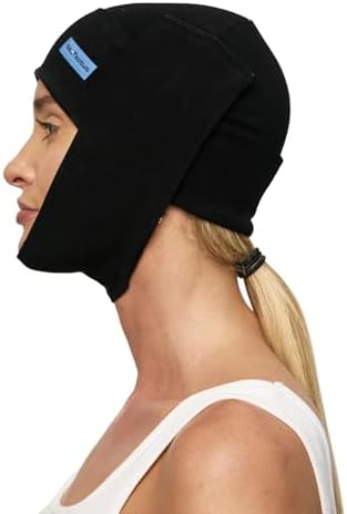 Surgeon designed chin strap for neck liposuction and jaw surgery support.