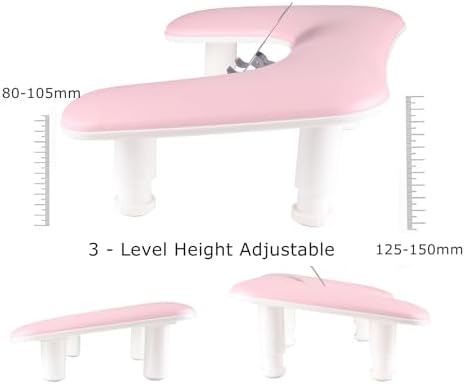 Side view of MZCMSL nail art arm rest cushion
