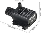 Decdeal water pump flow adjustment control buttons and indicators
