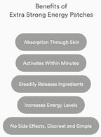 Kind Patches Energy Patches back label ingredient details