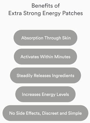 Kind Patches Energy Patches Extra Strong 30 count pack