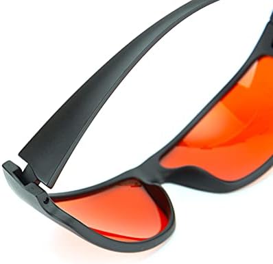 Unisex SomniLight red migraine glasses for photophobia relief