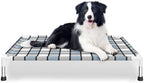 Caghash Elevated Outdoor Raised Dog Bed Outdoor Dogs Bed Lifted Pet Bed Dog Cot for Medium Pet Taste Life, Start with A Pet Bed 34'' x 26'' x 6.5'' - Image 2