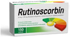 Rutacorbitin Rutinoscorbin 150 tablets blister pack overview