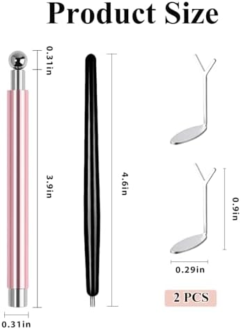 Double head magnetic nail art pen for cat eye polish
