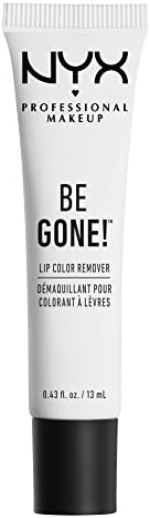 NYX lip color remover tube with professional makeup branding