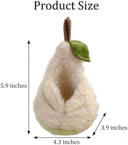 QetBarley plush sugar glider hideout close up interior cotton fleece lining