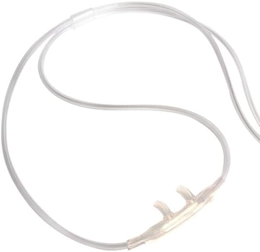 Salter Labs 16Soft adult nasal cannula with 25 foot tubing front view