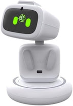 Emopet Aibi robot attached to laptop screen