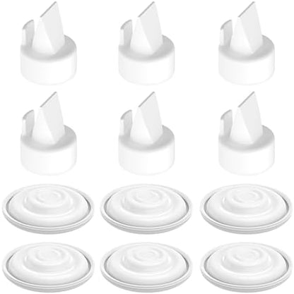 Close-up of premium food-grade silicone duckbill valves for electric breast pumps