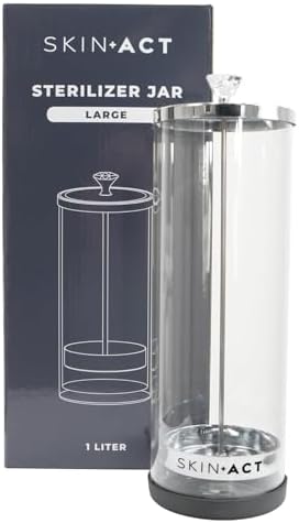 SkinAct professional disinfecting jar with stainless steel tray