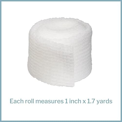 McKesson medical surgical conforming gauze bandages showing polyester blend fabric weave