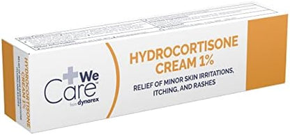Side view of Dynarex anti-itch cream tube highlighting the travel size portability.