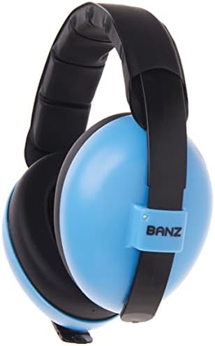 Side profile of Banz toddler earmuffs showcasing the adjustable headband