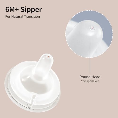 Toddler training sipper set showing the included detailed straw cleaning brushes