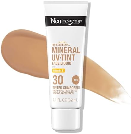 Neutrogena Purescreen Plus Tinted Sunscreen Medium face product bottle front view