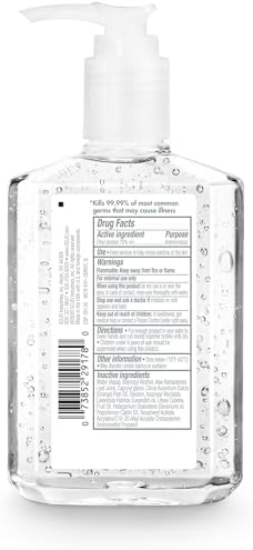 PURELL Advanced Hand Sanitizer Naturals with Plant Based Alcohol, Citrus Scent, 8 fl oz Pump Bottle (Pack of 4) - 9626-06-ECDECO - Image 2