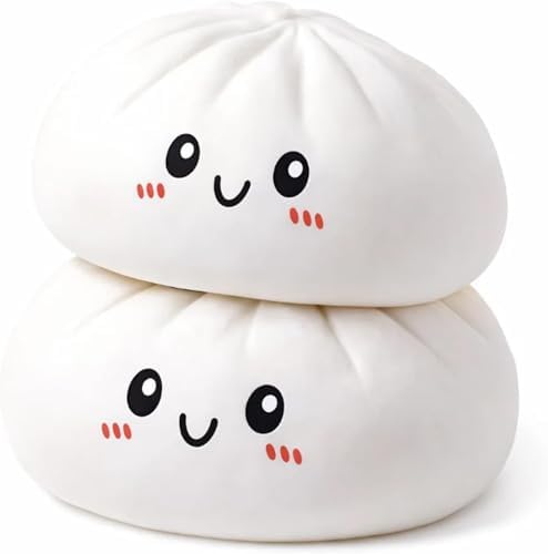 GiGAWOOD purple squishy bun displayed inside its authentic decorative miniature steamer style packaging box.