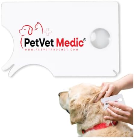 Wallet sized tick removal tool for dog owners