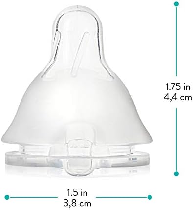 Authentic Evenflo standard neck nipples layout demonstrating durable material texture