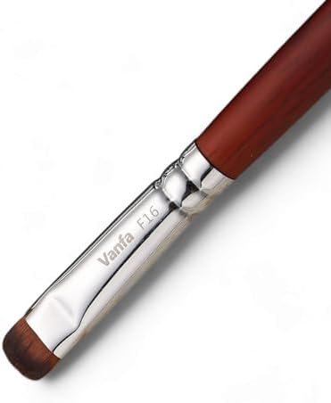 Professional nail art application with Vanfa brush