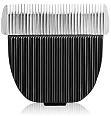 Oneisall dog and cat clippers replacement blade front view showing silver metal comb and black housing