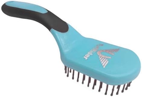TuffRider Mane and Tail Brush front view in neon pink