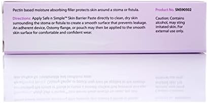 Safe n' Simple stoma skin protectant paste for extended pouch wear time.