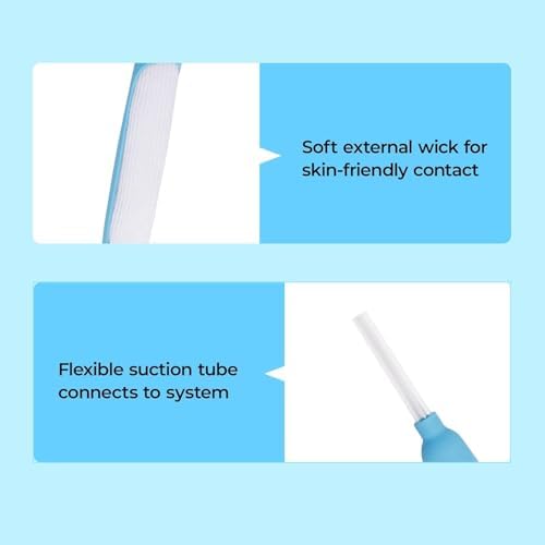 Female external catheter suction system connection interface