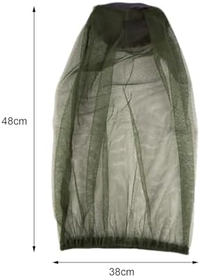 Close up of Pamir fine mesh face shield for insect protection