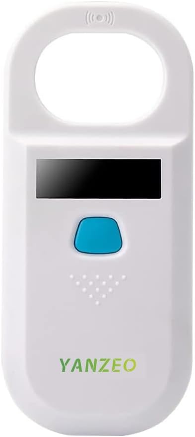 Yanzeo AR180 pet microchip scanner front view handheld device