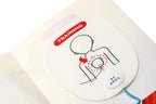 Self adhesive pediatric AED trainer pads for Laerdal simulation devices