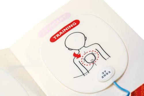 Self adhesive pediatric AED trainer pads for Laerdal simulation devices