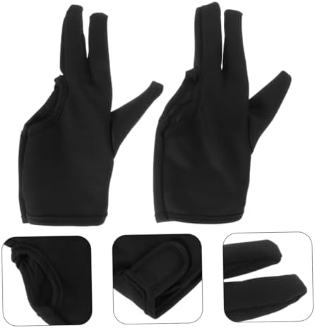 Three finger protective glove being used with a hot hair curling wand.