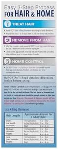 Authentic USA imported RID lice treatment kit contents