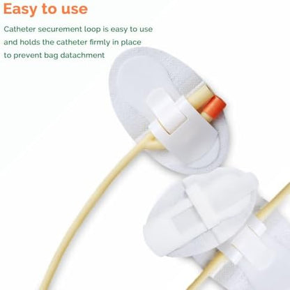 Catheter tube secured in Surginatal stabilization accessory