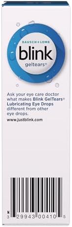 Thick gel eye drops formula for day and night dry eye protection.