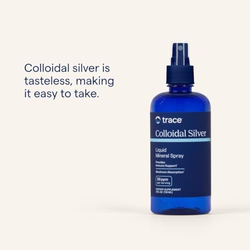 Trace Minerals Colloidal Silver Spray side profile showing volume