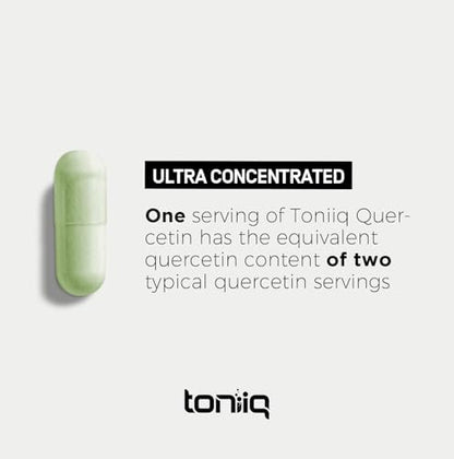 Authentic USA imported high strength quercetin capsules for seasonal allergy defense