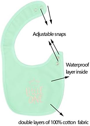 Close up of adjustable buttons on Maiwa baby bibs