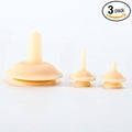 MIXNEX pet feeding syringe kit front view showing syringes and three sizes of silicone nipples for kitten nursing